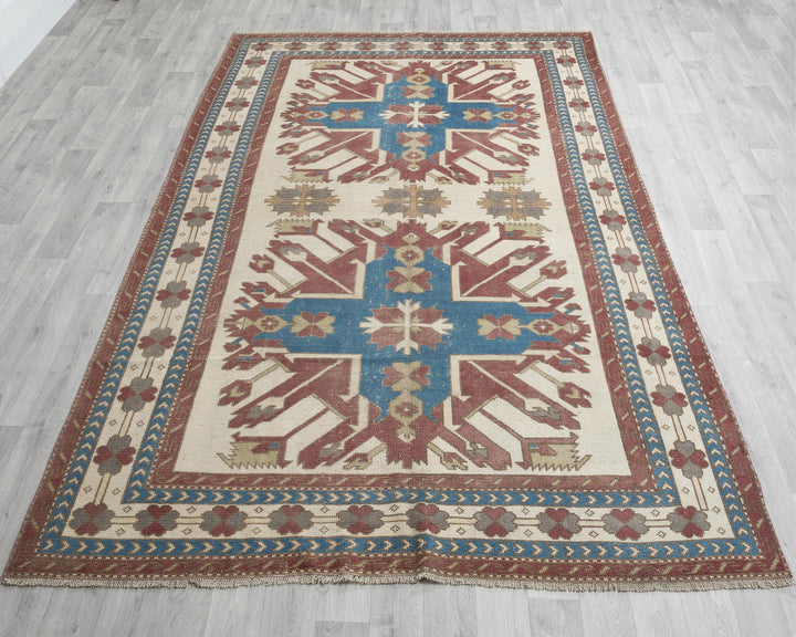 Vintage Turkish Rug 6' 4" x 9' 2" | No. VR12485