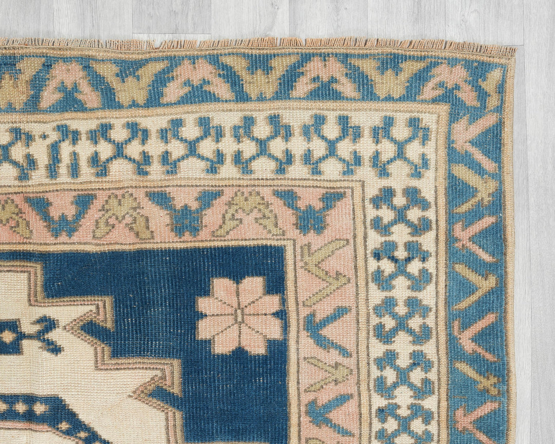 Pink Oushak Rug 5' 2" x 8' 1" | No. VR43898