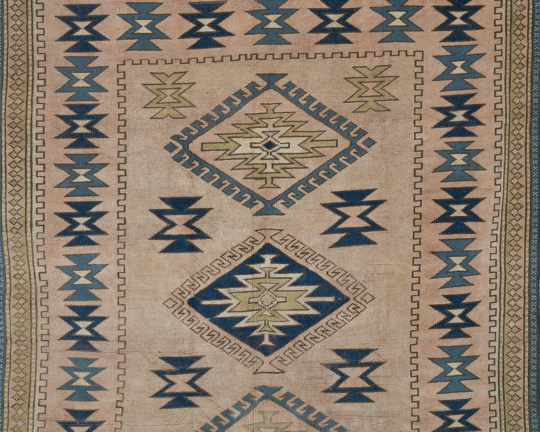 Beige Oushak Rug 6' 2" x 8' 1" | No. VR24156