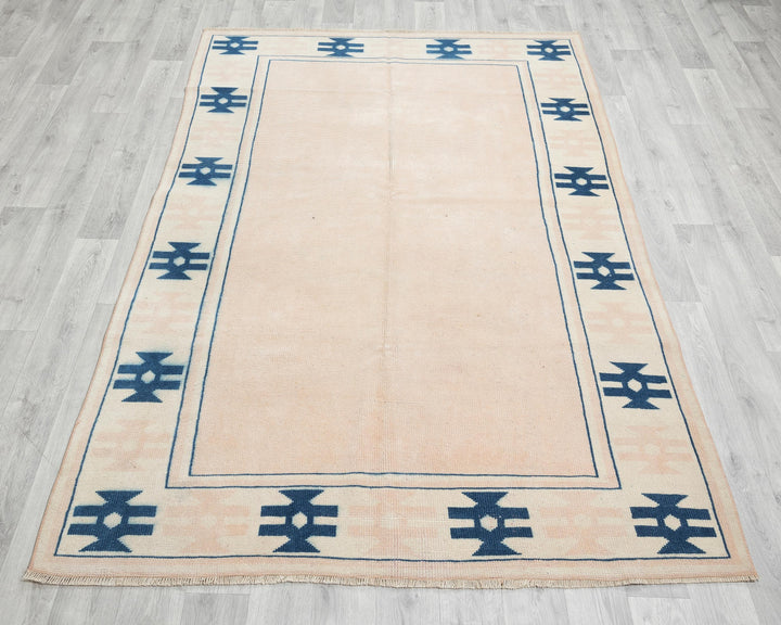 Pink Oushak Rug 4' 11" x 7' 6" | No. VR12466