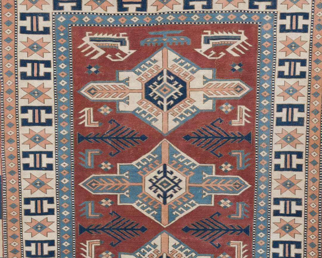 Red Oushak Rug 5' 5" x 7' | No. VR96845