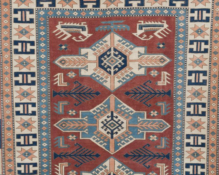 Red Oushak Rug 5' 5" x 7' | No. VR96845