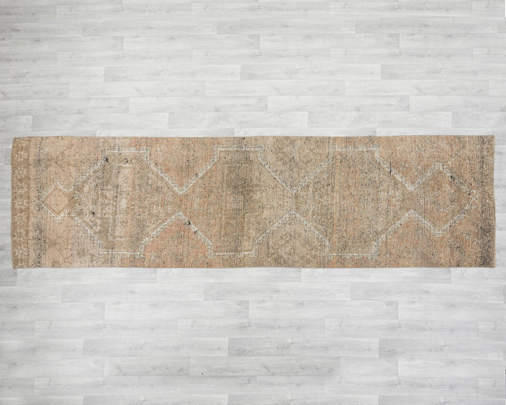 Beige Runner Rug 3' 1" x 11' 1" | No. VR72140