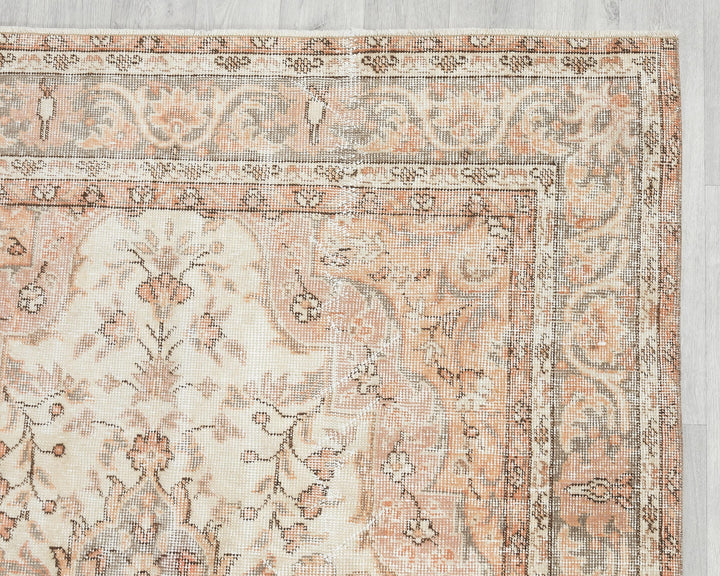 Rust Oushak Rug 9' 2" x 4' 7" | No. VR18607