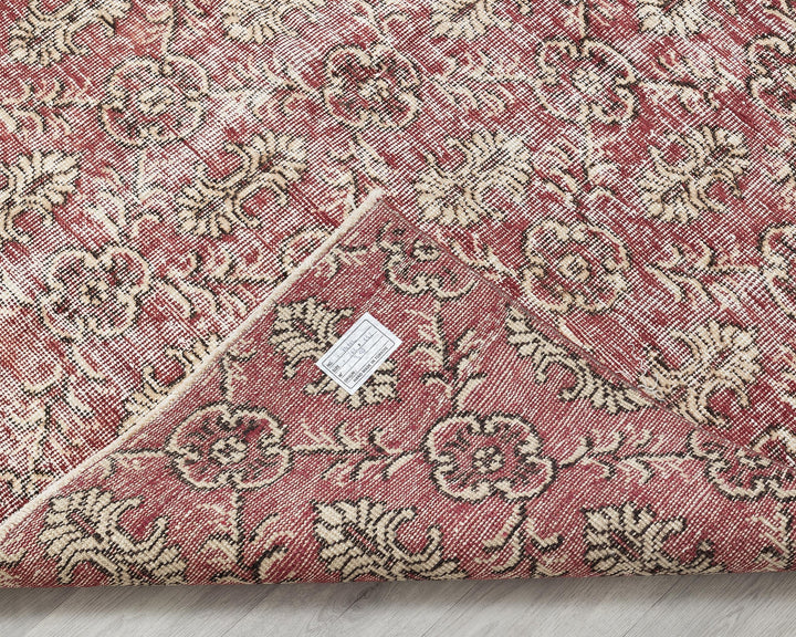Red Oushak Rug 5' x 8' 7" | No. VR42124