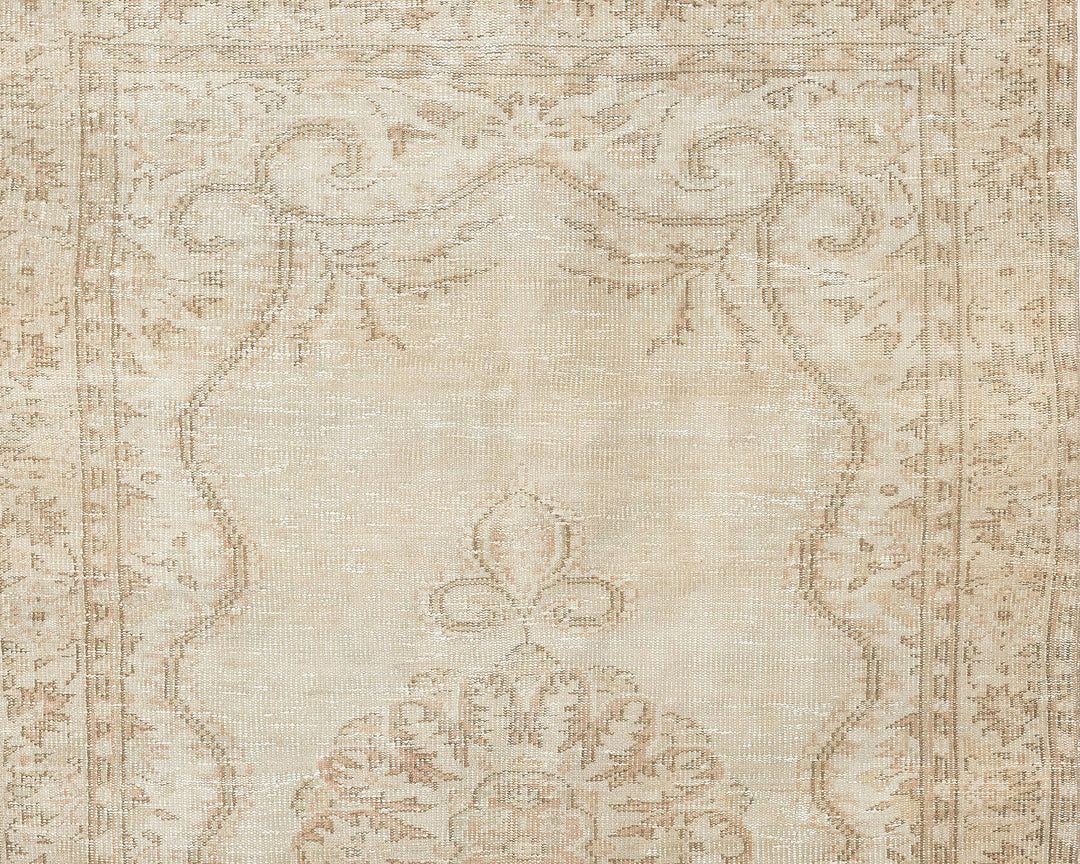 Pink Oushak Rug 4' 10" x 8' 1" | No. VR82673