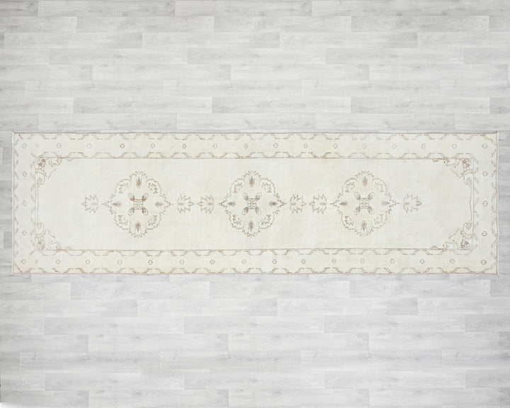Beige Runner Rug 3' 5" x 11' 4" | No. VR75966