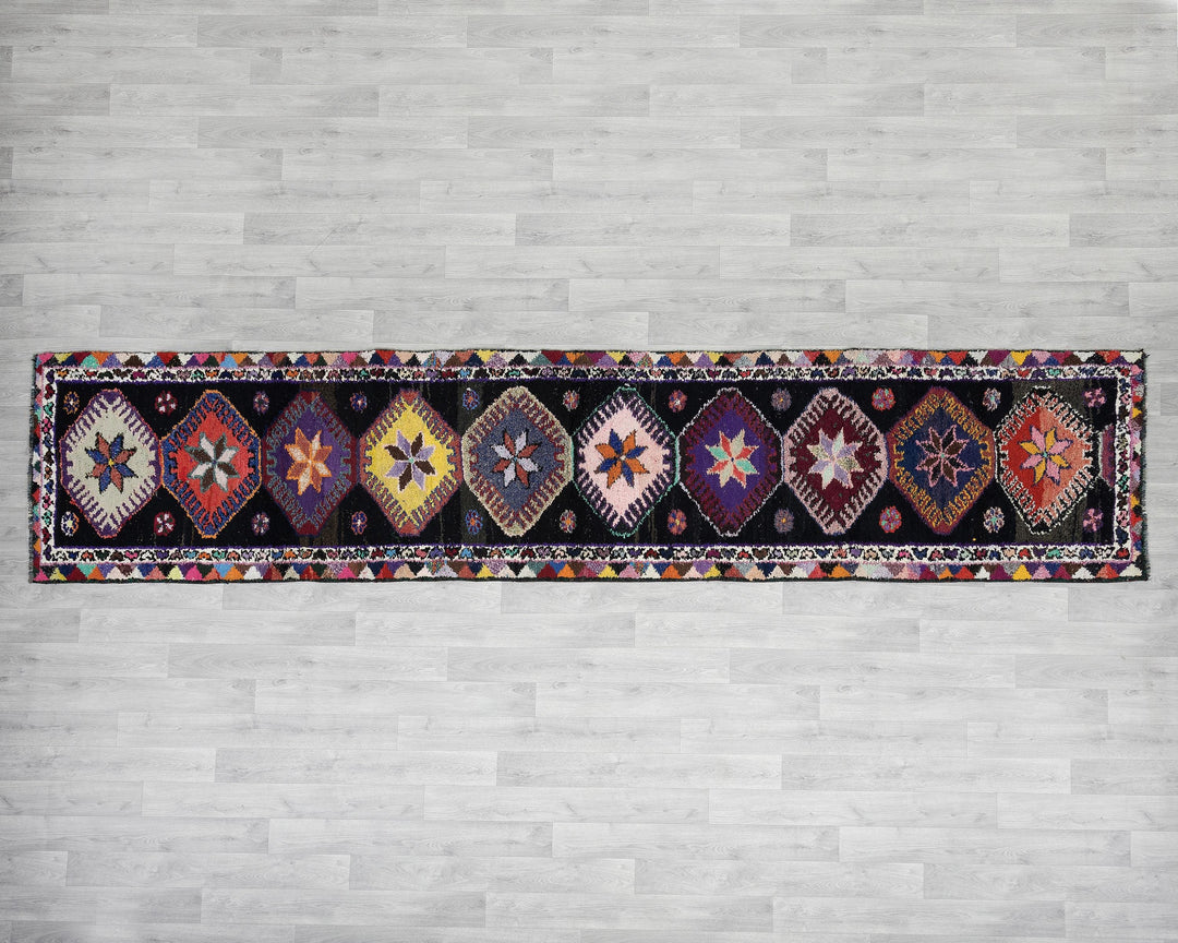 Rust Runner Rug 13' 1" x 2' 9" | No. VR49230