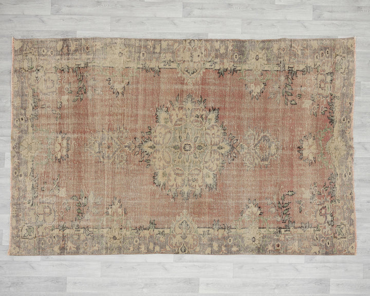 Muted Oushak Rug 5' 10" x 8' 6" | No. VR14511