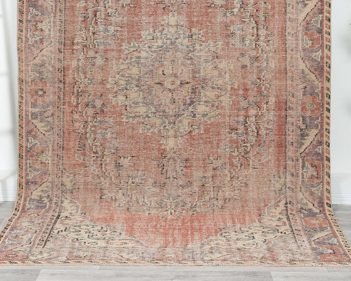 Pastel Oushak Rug 5' 8" x 9' | No. VR36411