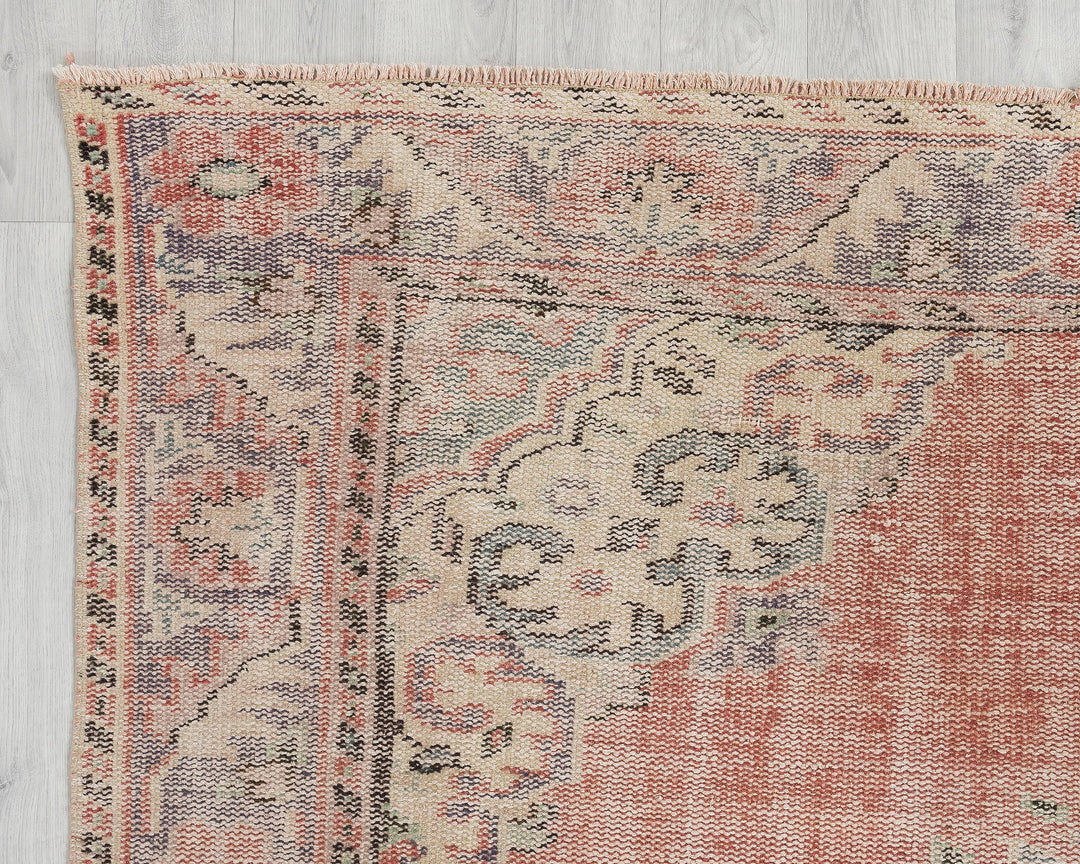 Pastel Oushak Rug 5' 8" x 9' | No. VR36411
