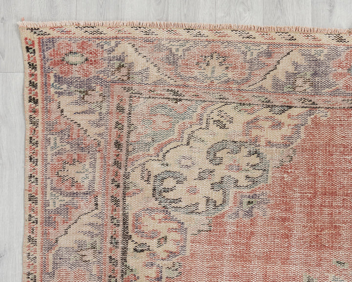 Pastel Oushak Rug 5' 8" x 9' | No. VR36411