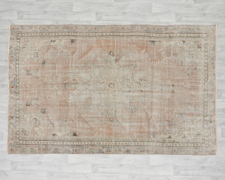 Neutral Oushak Rug 5' 7" x 8' 6" | No. VR94684