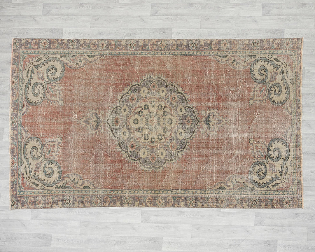 Rust Oushak Rug 5' 4" x 8' 6" | No. VR64831