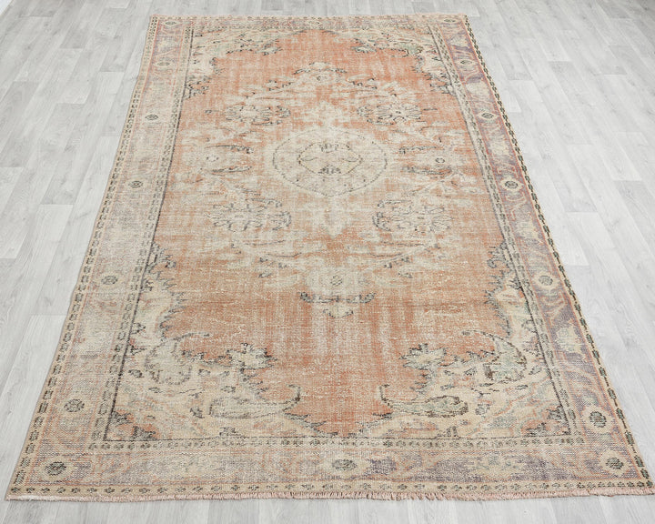 Muted Oushak Rug 5' 6" x 9' 2" | No. VR39869