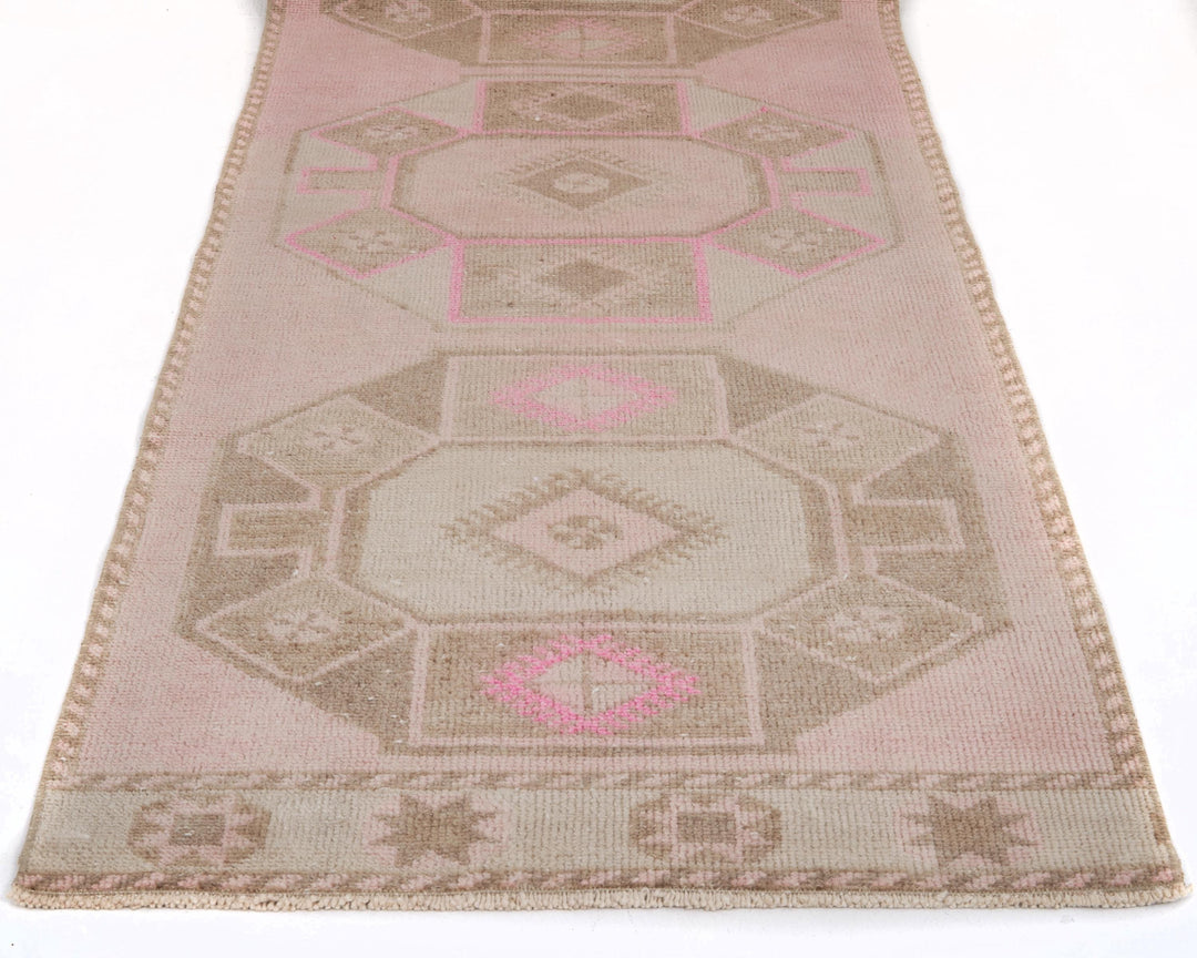Pink Runner Rug 2' 7" x 12' | No. VR16684