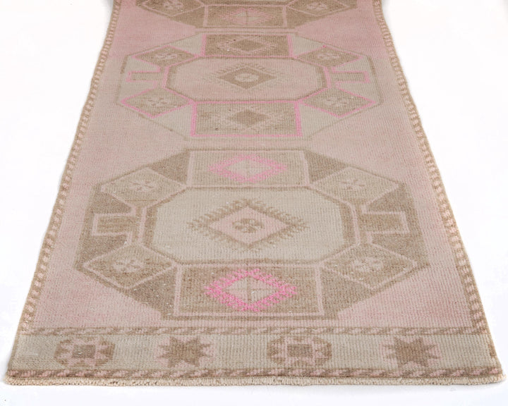 Pink Runner Rug 2' 7" x 12' | No. VR16684