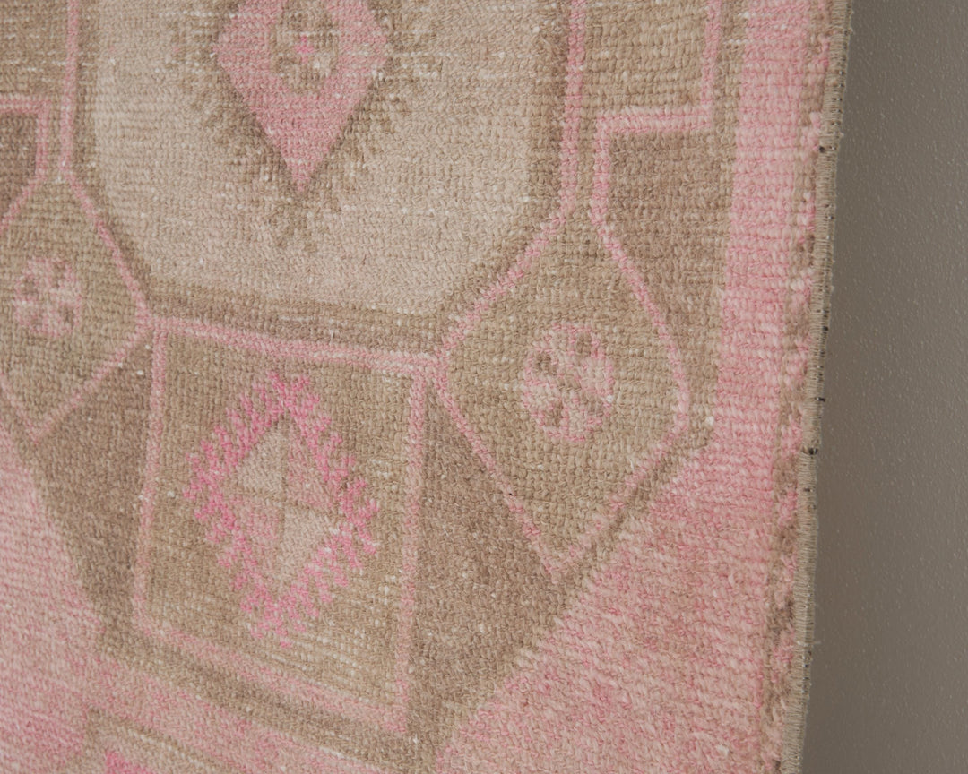 Pink Runner Rug 2' 7" x 12' | No. VR16684