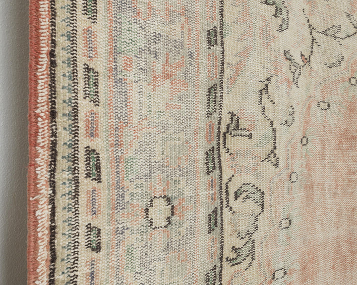 Beige Oushak Rug 6' 1" x 9' 8" | No. VR54070