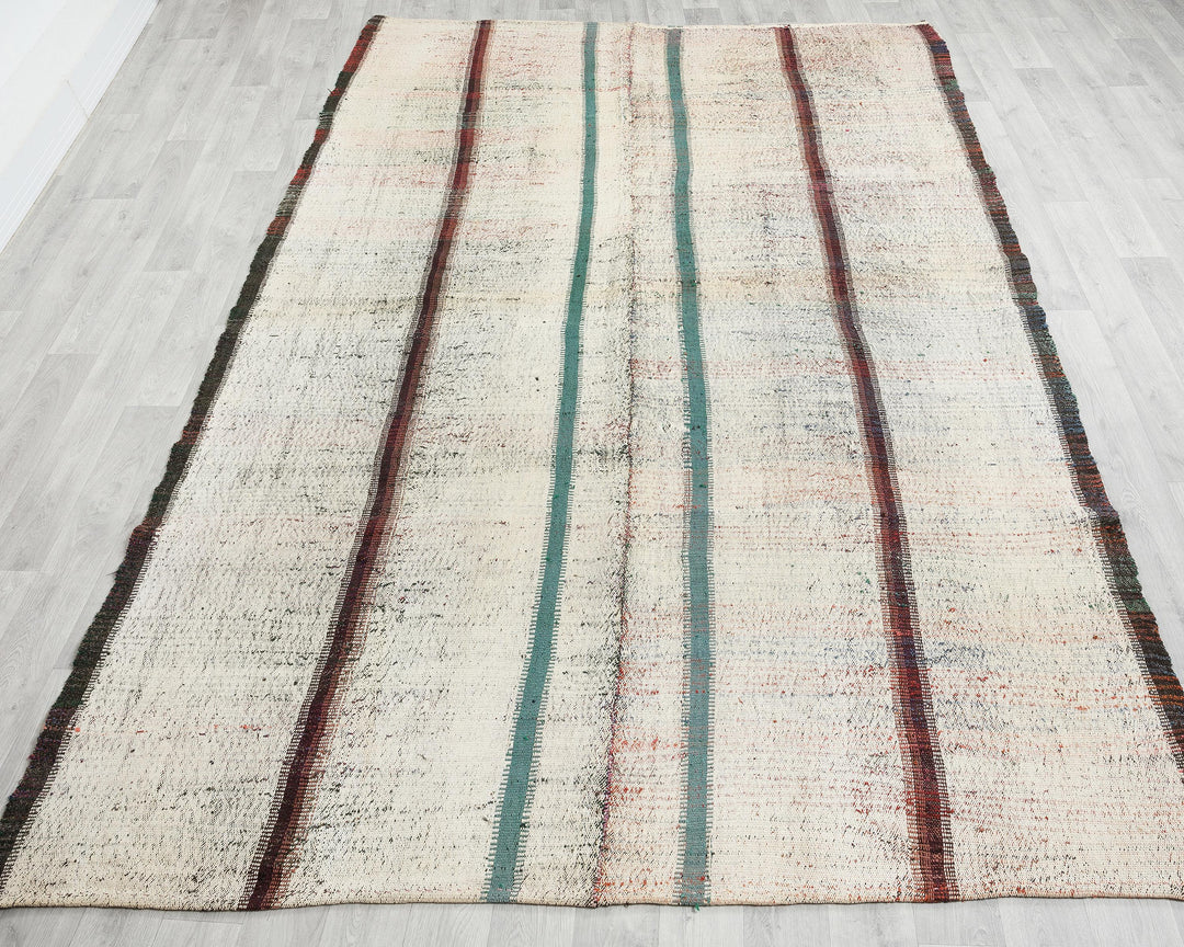 Faded Kilim Rug 6' 6" x 9' 9" | No. VR22033