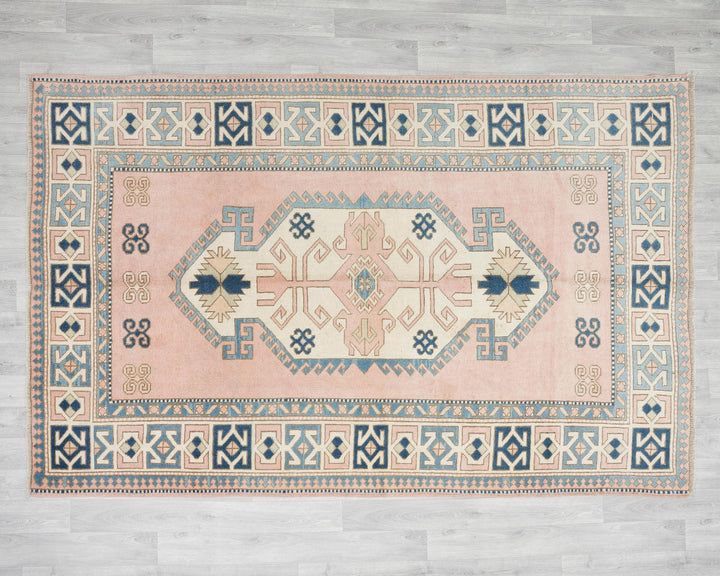 Pink Oushak Rug 5' 7" x 8' 2" | No. VR45931