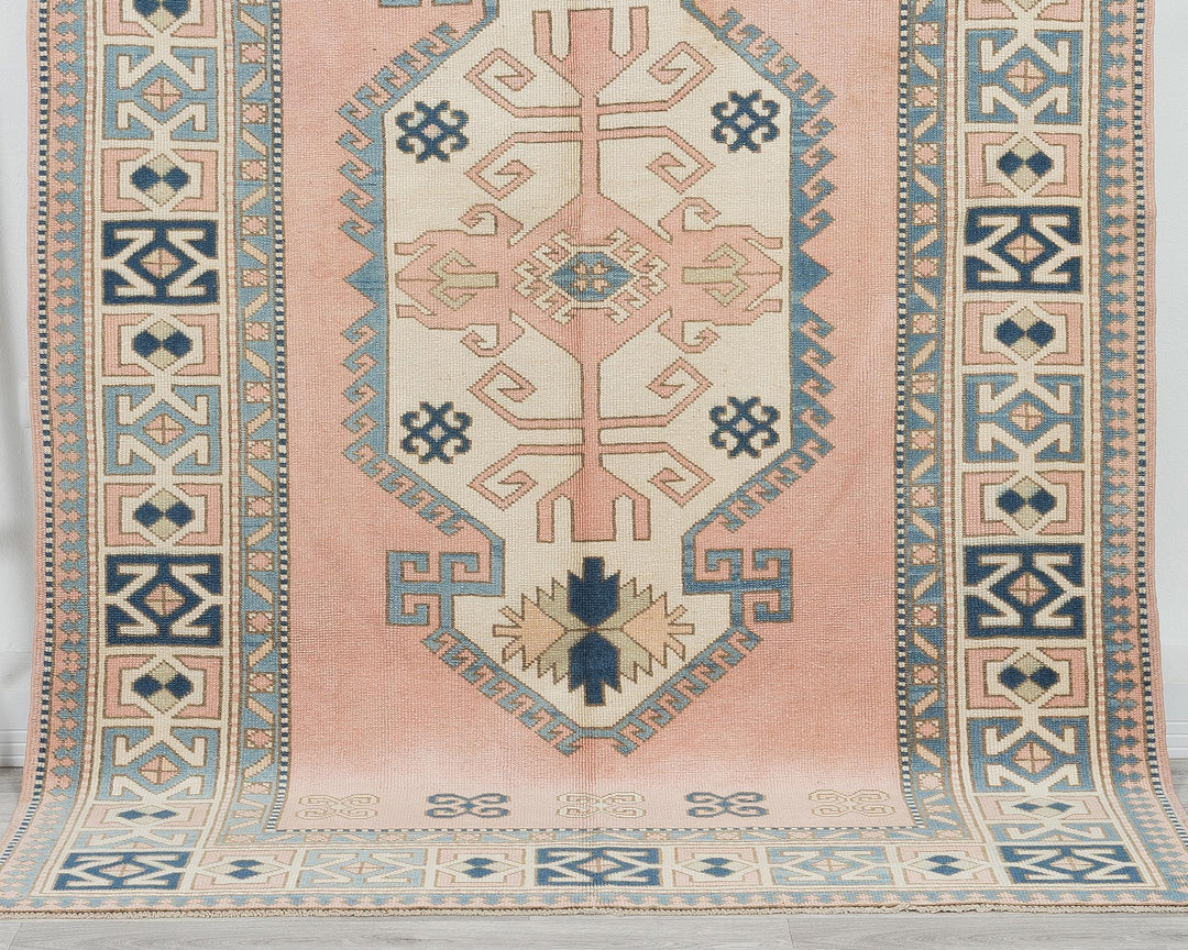 Pink Oushak Rug 5' 7" x 8' 2" | No. VR45931