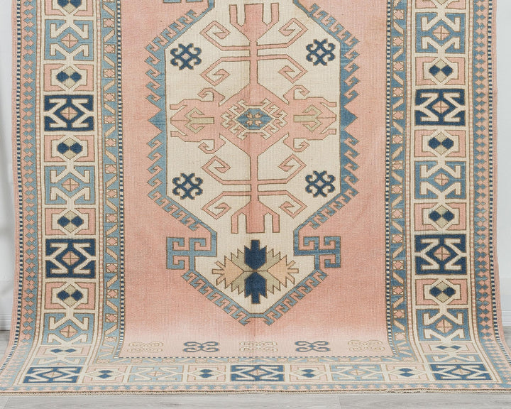 Pink Oushak Rug 5' 7" x 8' 2" | No. VR45931