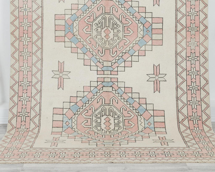 Pastel Oushak Rug 8' 8" x 5' 1" | No. VR50337