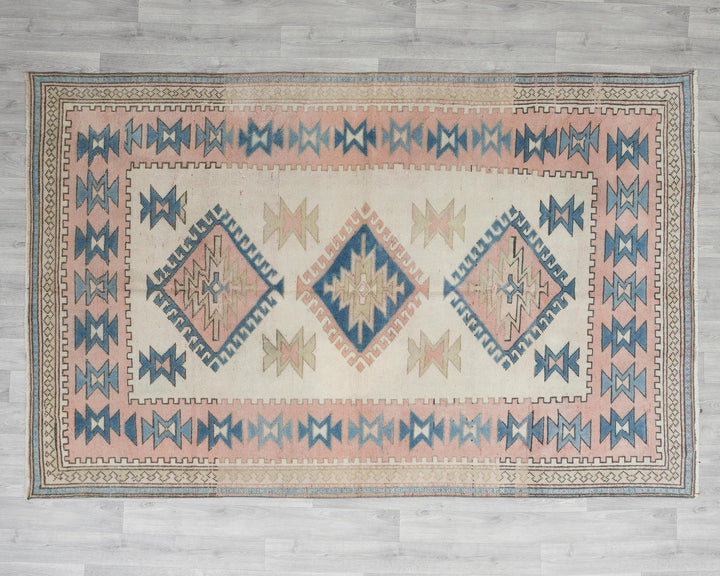 Neutral Oushak Rug 8' x 5' 5" | No. VR89379