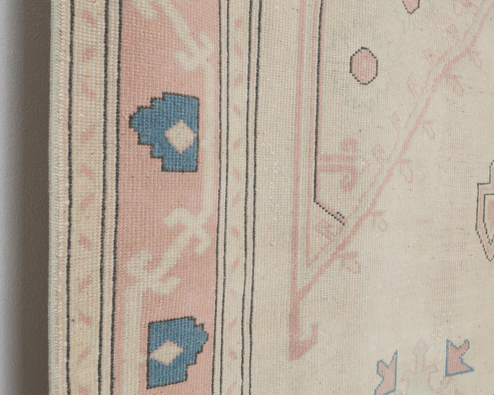 Beige Oushak Rug 6' 3" x 9' 2" | No. VR32890