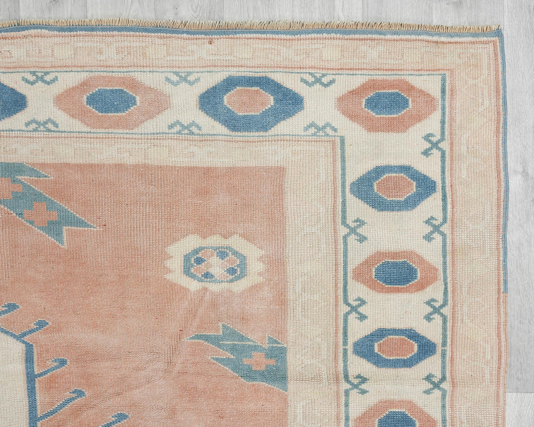 Pastel Oushak Rug 6' 7" x 8' 10" | No. VR51668