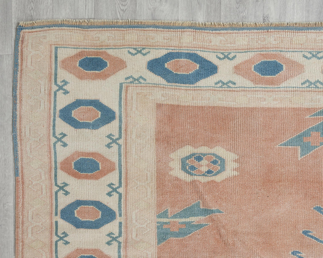 Pastel Oushak Rug 6' 7" x 8' 10" | No. VR51668