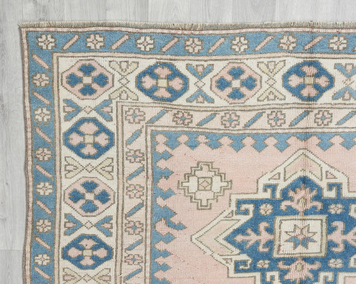 Faded Oushak Rug 8' x 5' 7" | No. VR41144