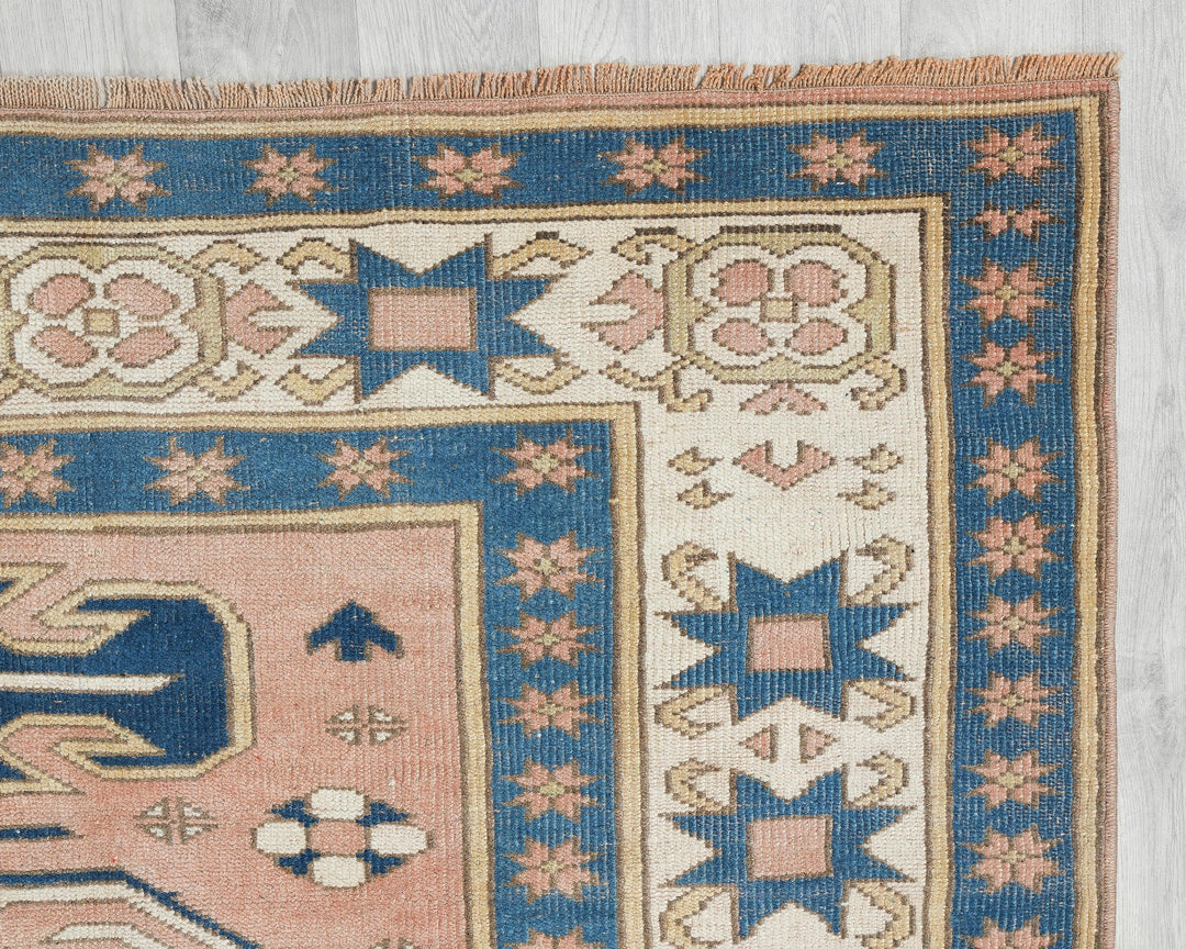 Neutral Oushak Rug 6' 7" x 8' 6" | No. VR16161