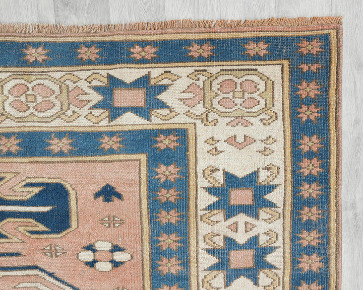 Neutral Oushak Rug 6' 7" x 8' 6" | No. VR16161