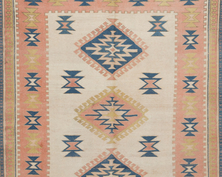 Beige Oushak Rug 5' 5" x 7' 1" | No. VR44684