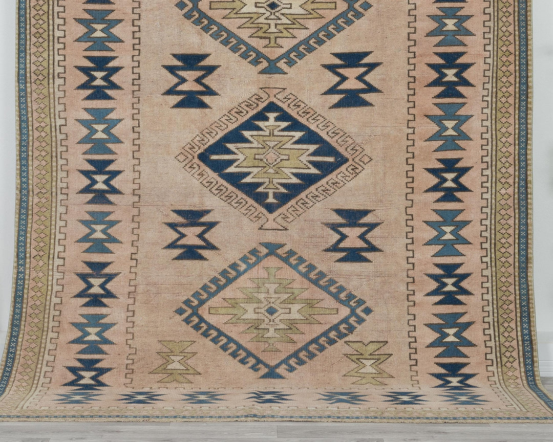 Beige Oushak Rug 6' 2" x 8' 1" | No. VR24156
