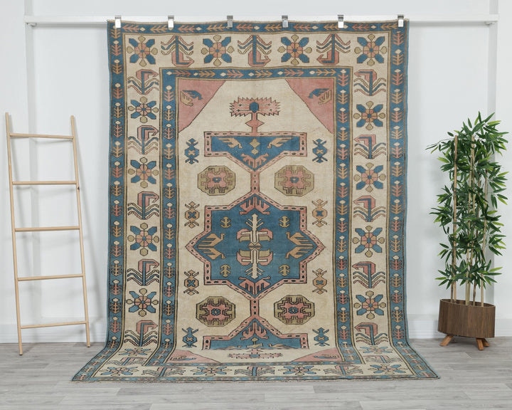 Oushak Rug 6' 11" x 9' 6" | No. VR56619