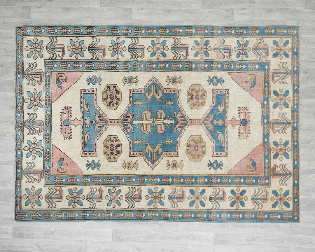 Oushak Rug 6' 11" x 9' 6" | No. VR56619