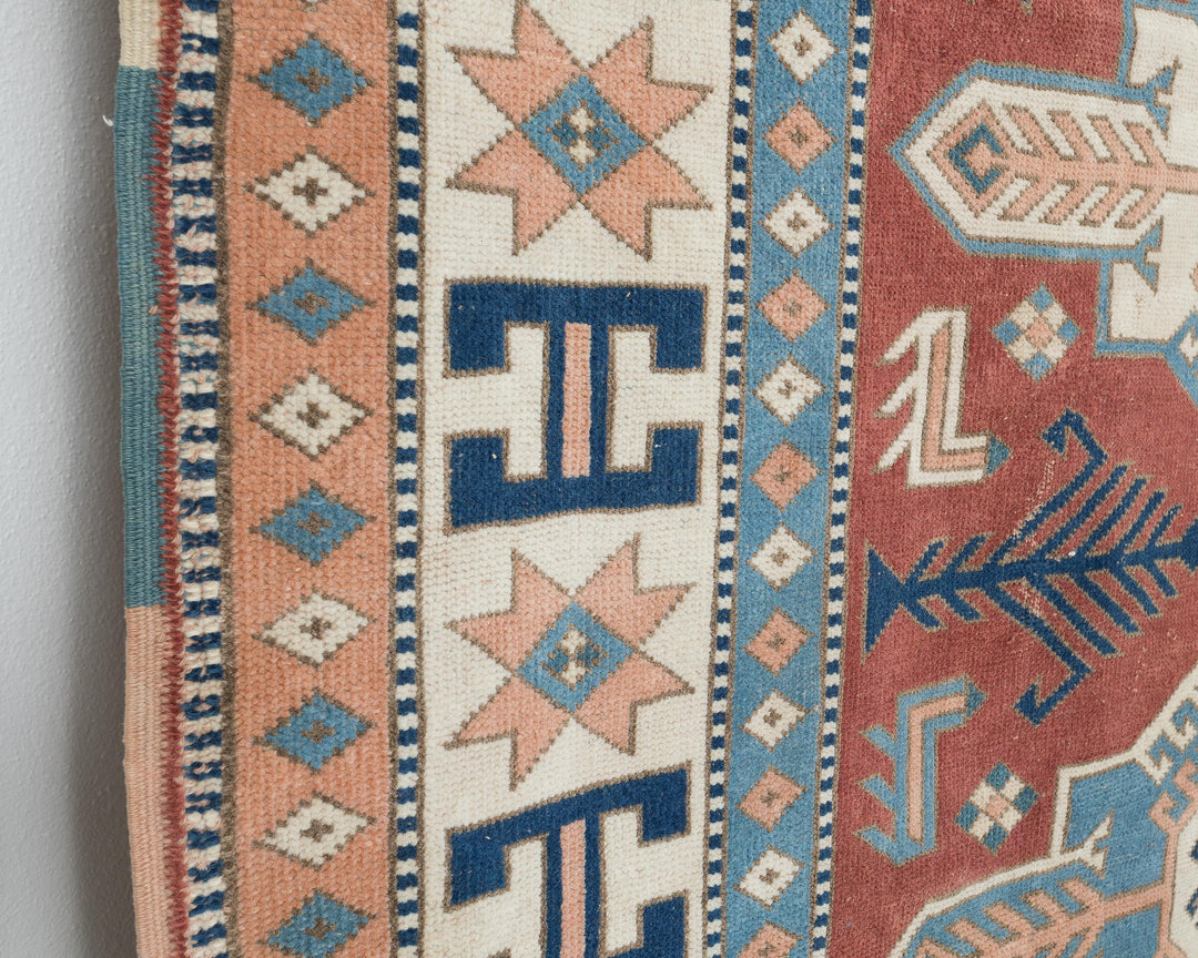 Red Oushak Rug 5' 5" x 7' | No. VR96845