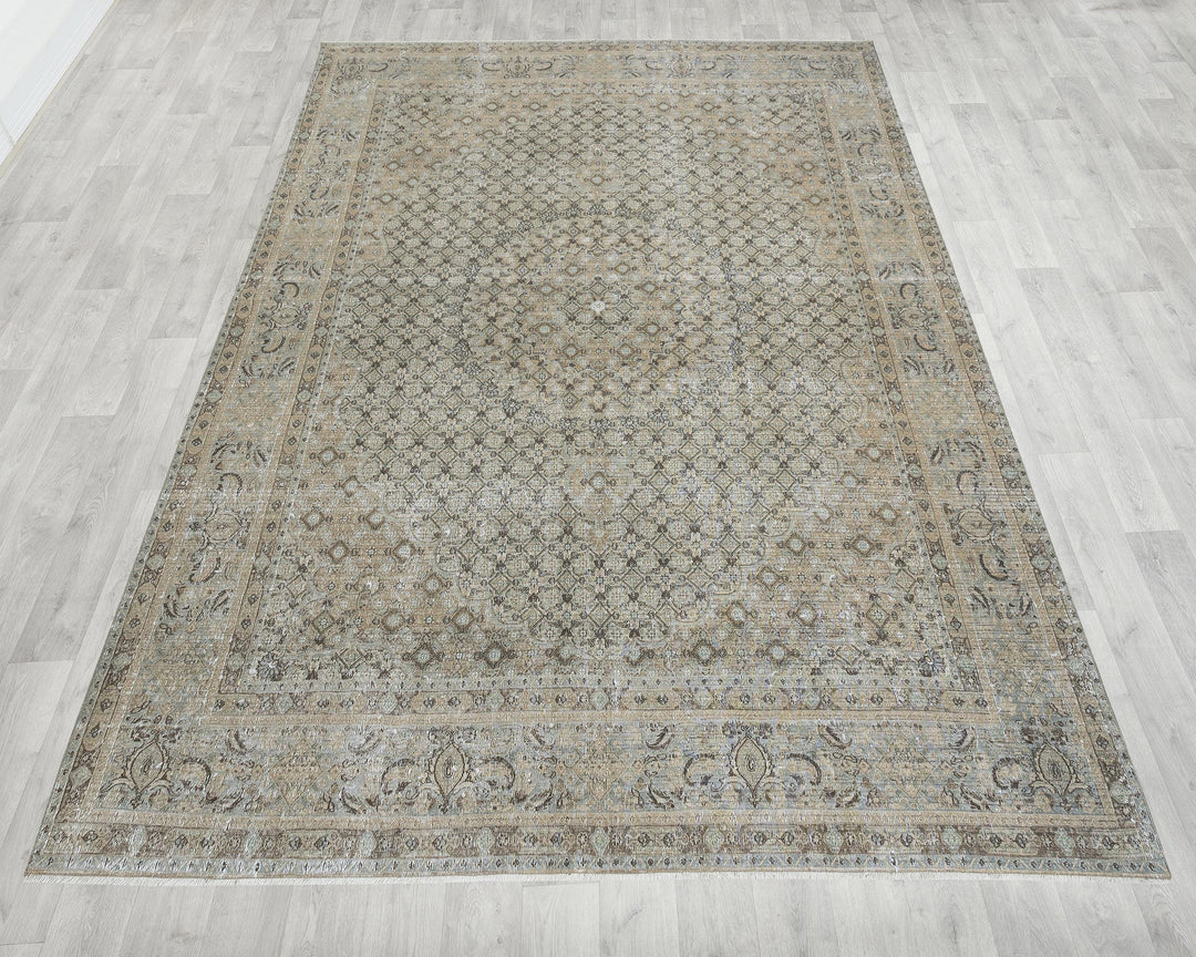 Gray Oushak Rug 7' 10" x 11' | No. VR99863