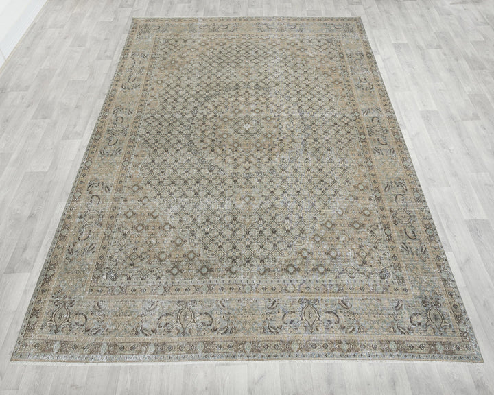 Gray Oushak Rug 7' 10" x 11' | No. VR99863