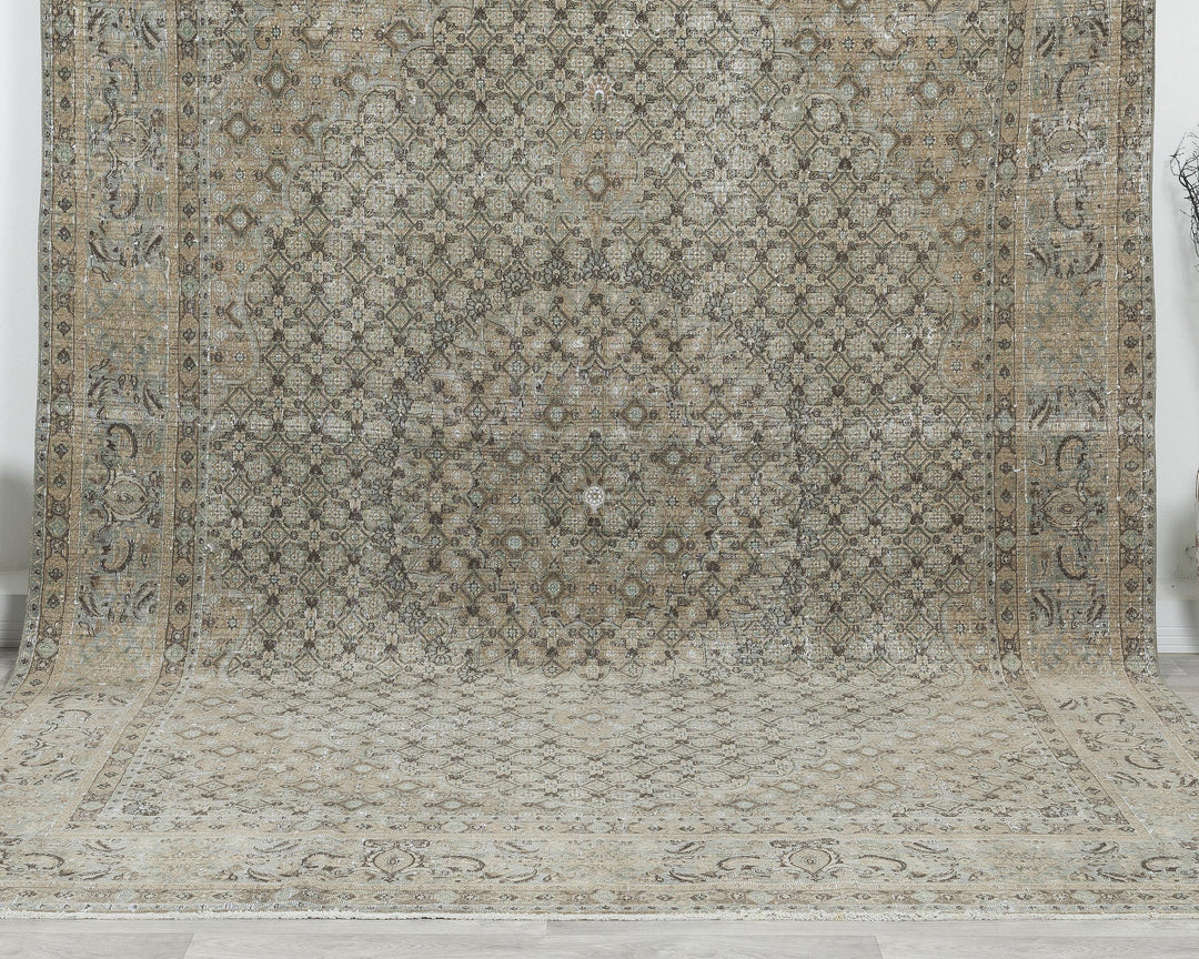 Gray Oushak Rug 7' 10" x 11' | No. VR99863