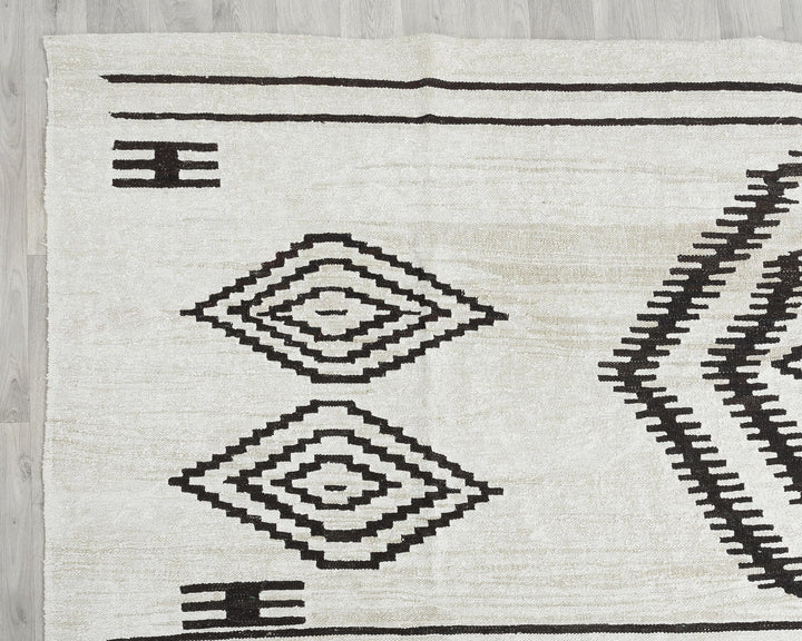 Black Kilim Rug 9' 9" x 12' 10" | No. VR51405