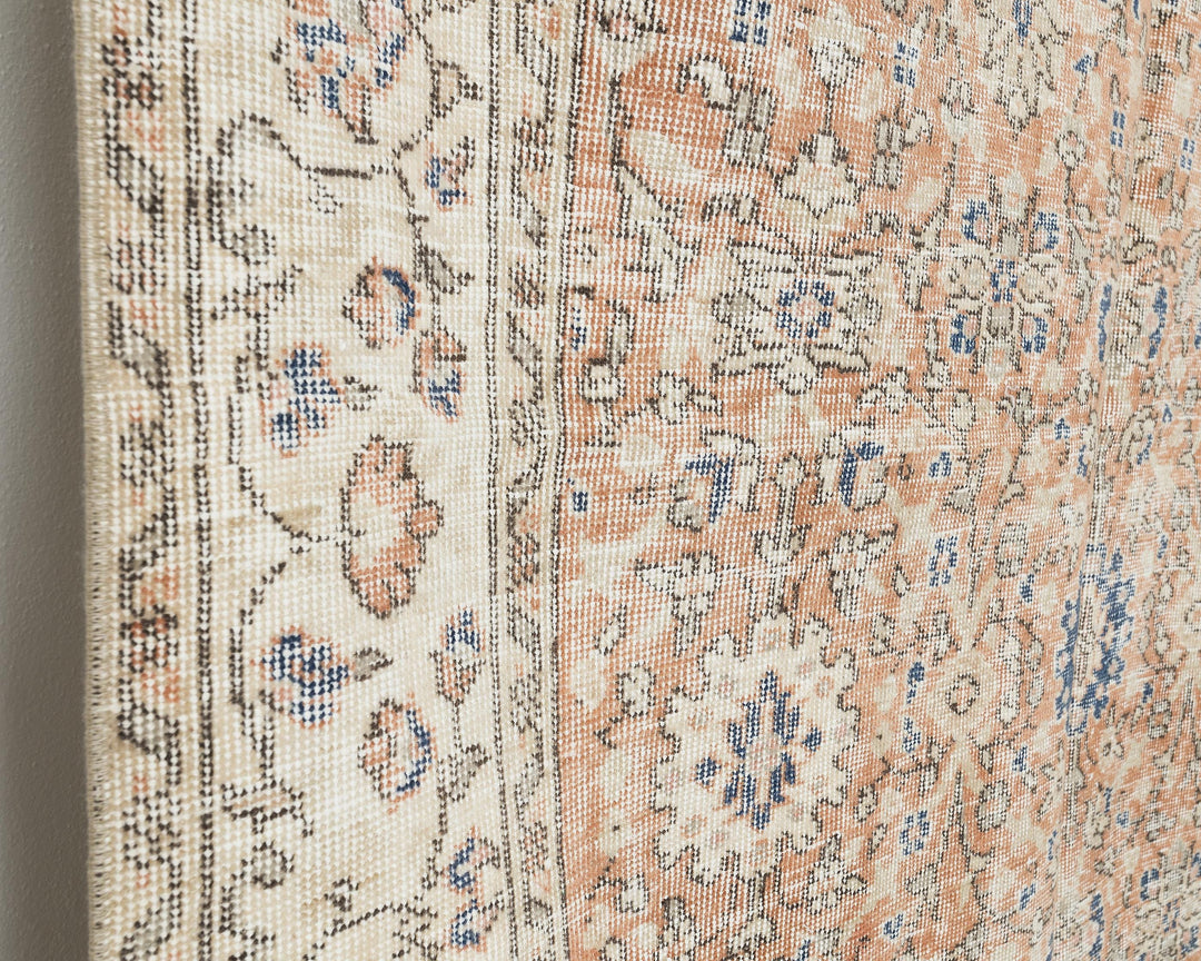Pink Oushak Rug 8' 8" x 5' 1" | No. VR87194