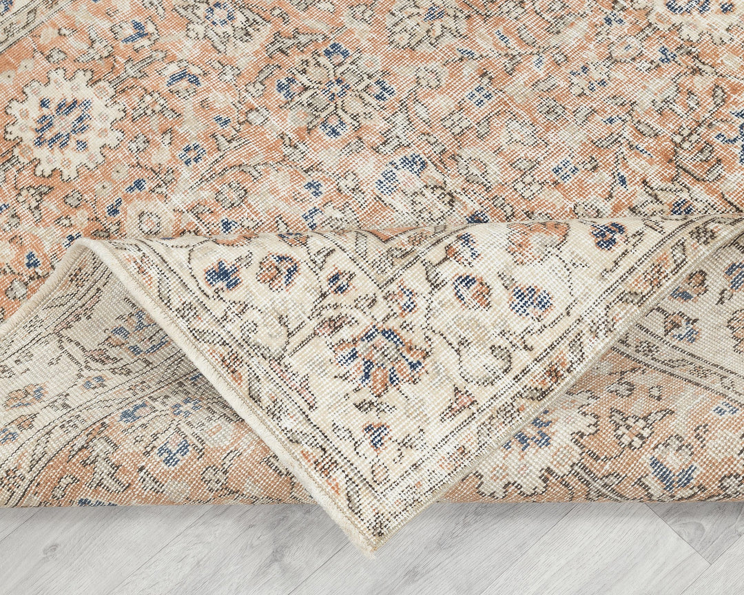 Pink Oushak Rug 8' 8" x 5' 1" | No. VR87194