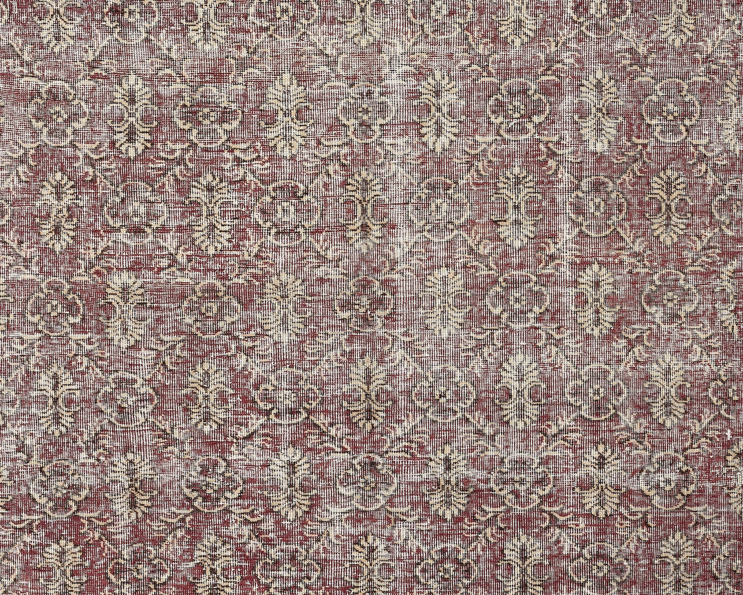 Red Oushak Rug 5' x 8' 7" | No. VR42124