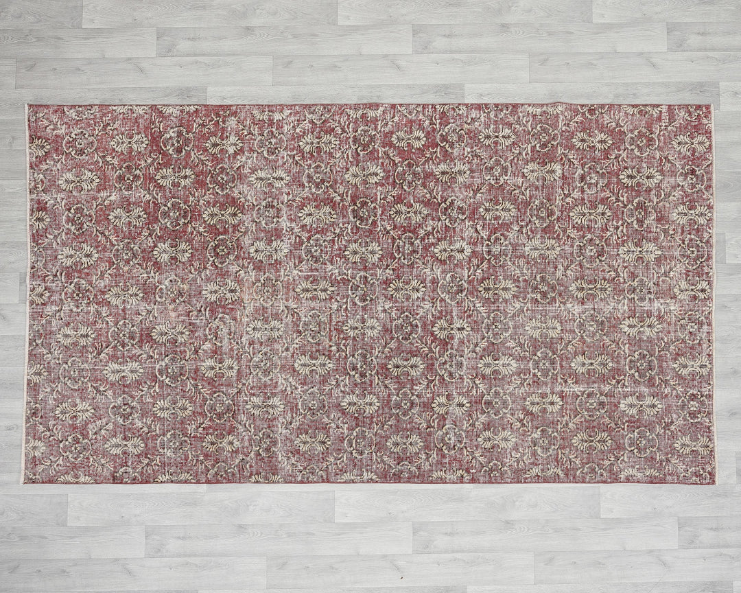 Red Oushak Rug 5' x 8' 7" | No. VR42124