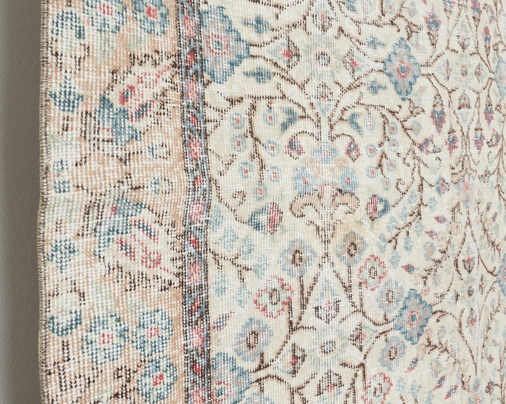 Beige Oushak Rug 5' 2" x 9' | No. VR69627