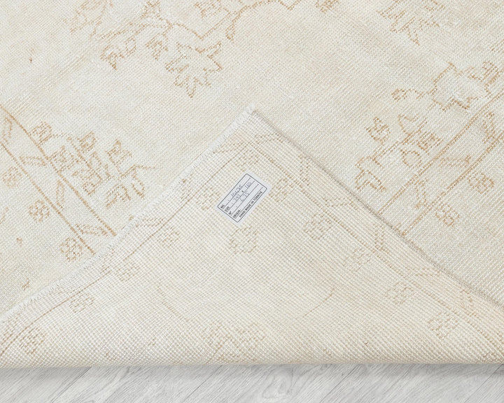 Beige Oushak Rug 5' 4" x 9' 7" | No. VR75254